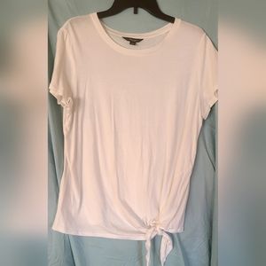 EUC - Simply Vera Vera Wang, Women's Size XL, Knot Front Tee